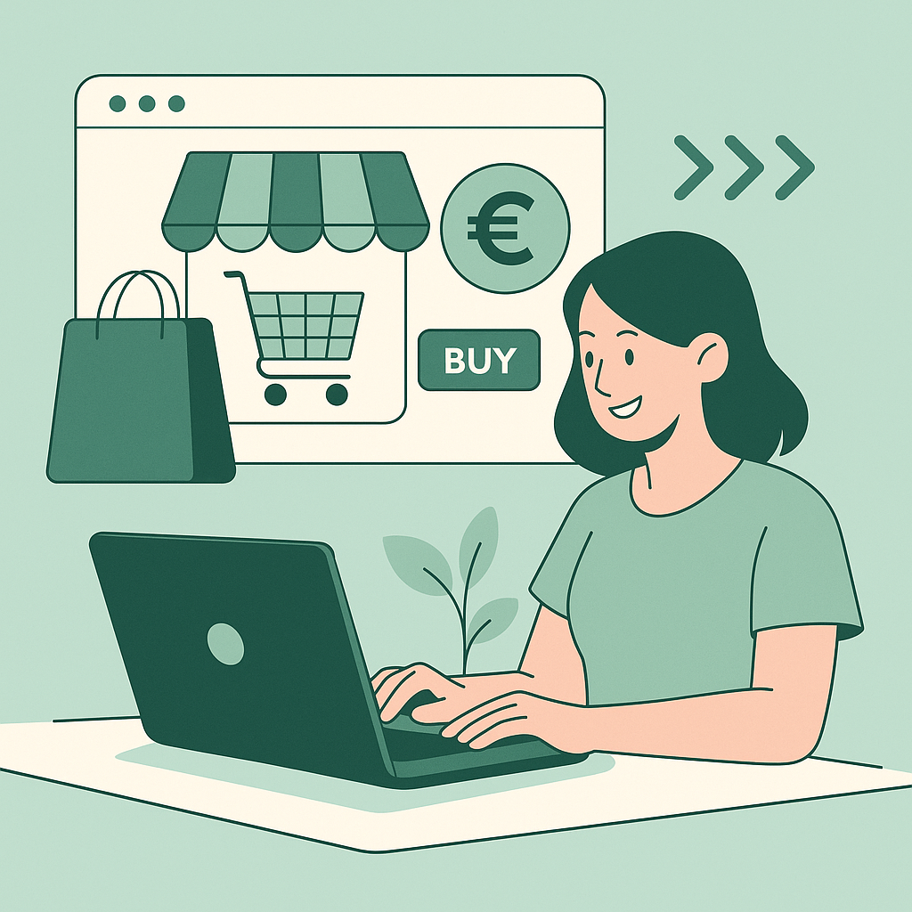 Illustration création de site