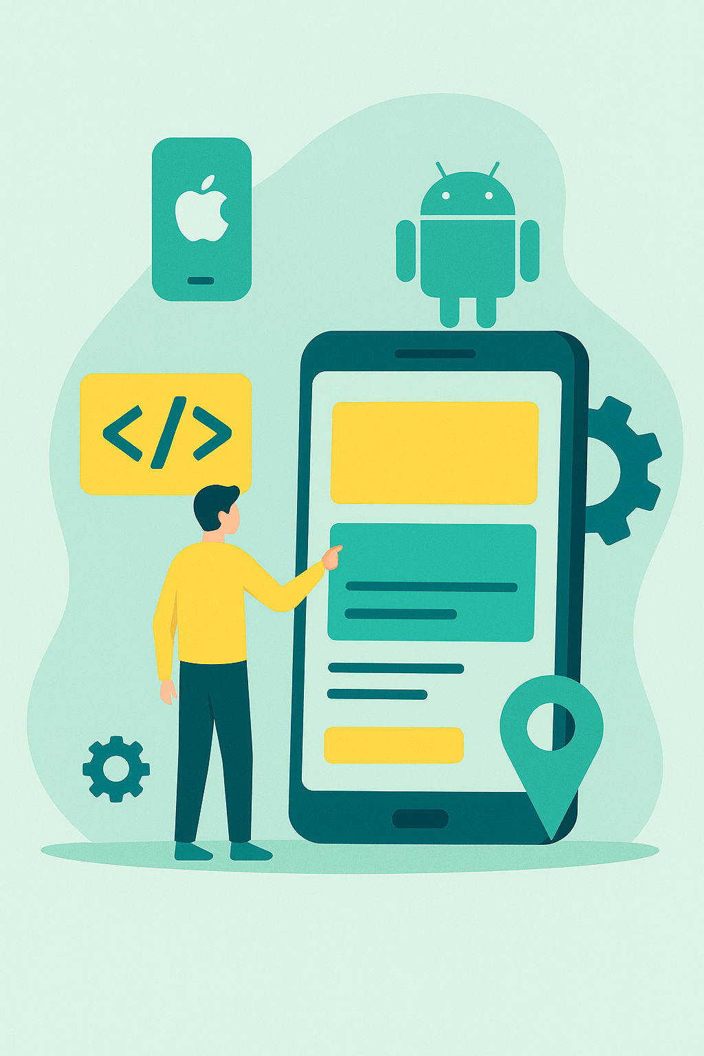 Illustration enjeux du développement mobile
