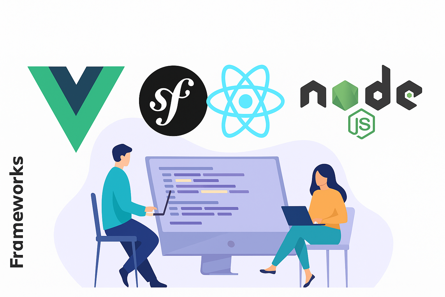 Illustration des frameworks web modernes