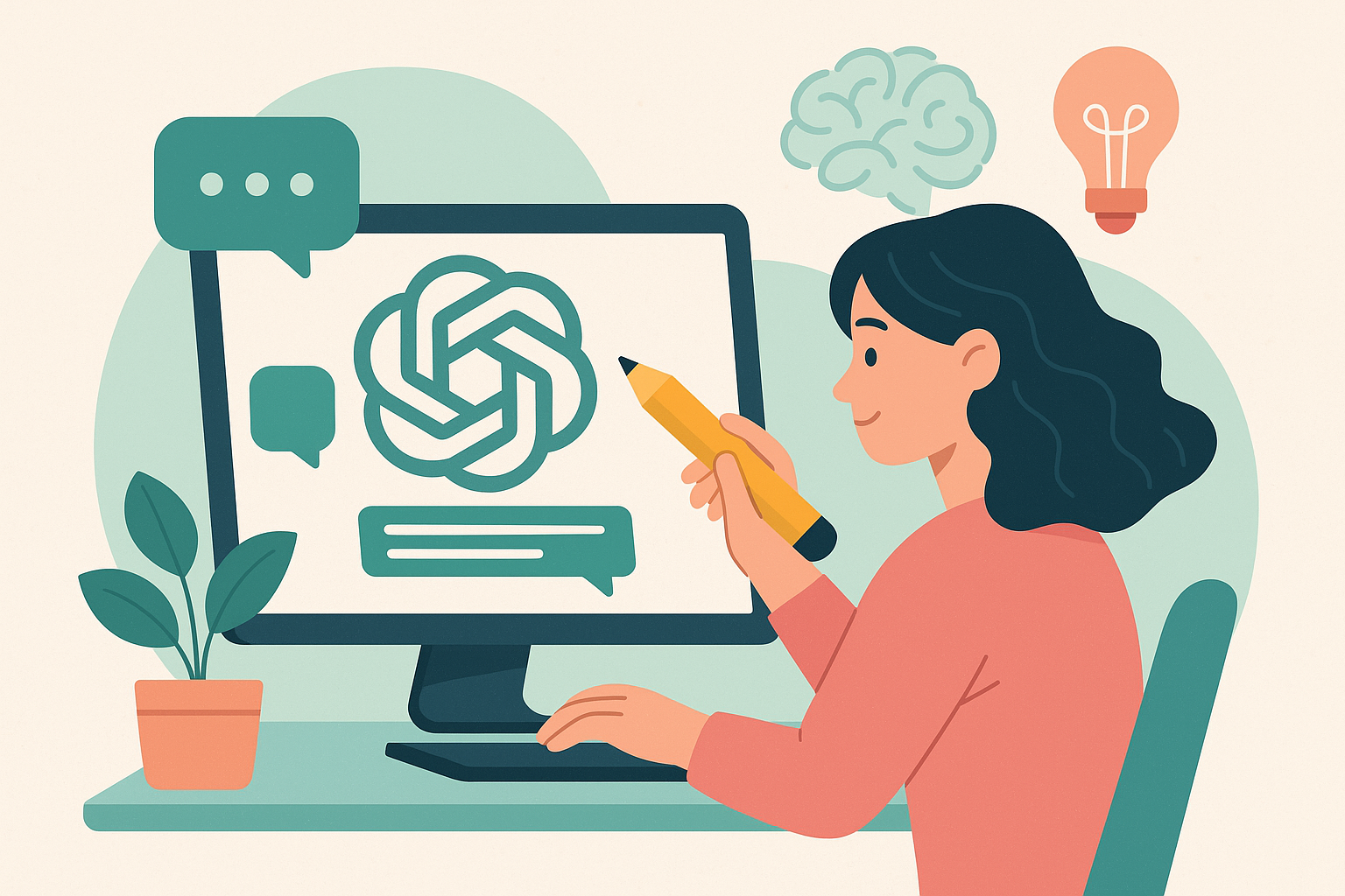 Illustration IA ChatGPT