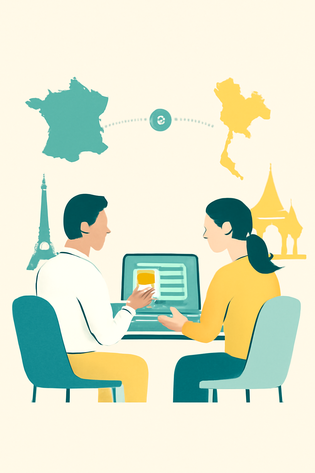Illustration expertise franco-thaïlandaise