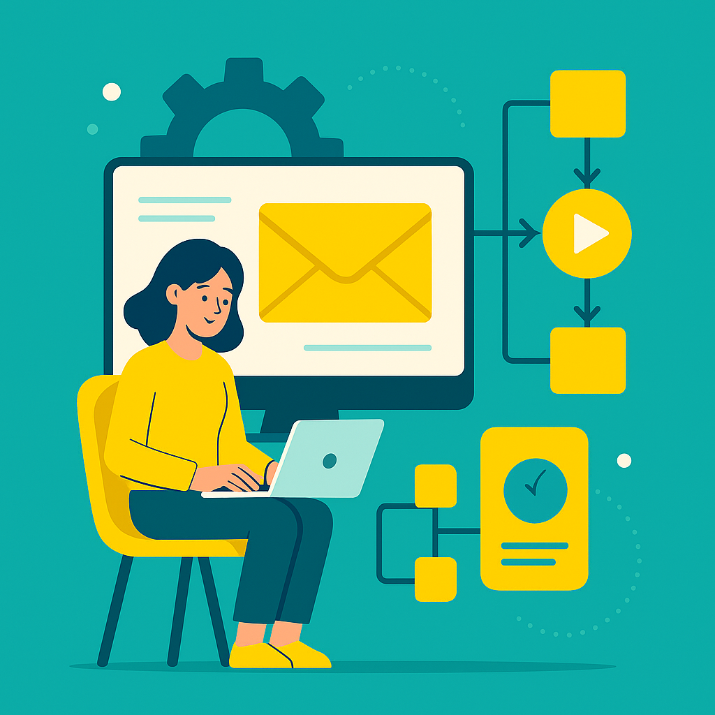 Illustration marketing automation