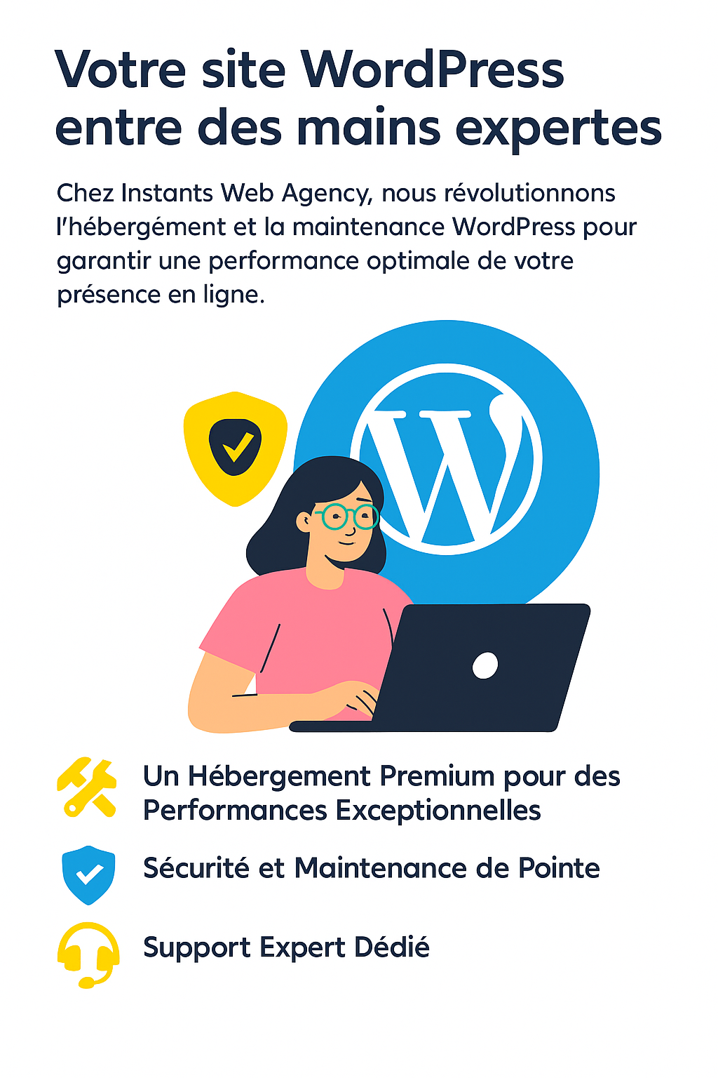 Illustration WordPress personnalisée