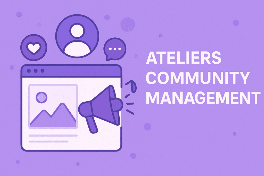ateliers community management avec instants web agency - gestion des réseaux sociaux avec une agence web à valenciennes