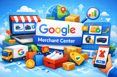 Capture d'écran de l'interface de Google Merchant Center montrant des produits et des informations associées.