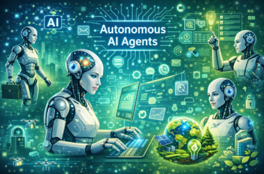 Image représentant des agents d'intelligence artificielle autonomes en action.