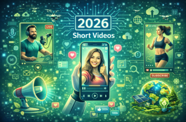 Aperçu d'une collection de vidéos courtes sur un écran, illustrant l'évolution des contenus vidéo en 2026.