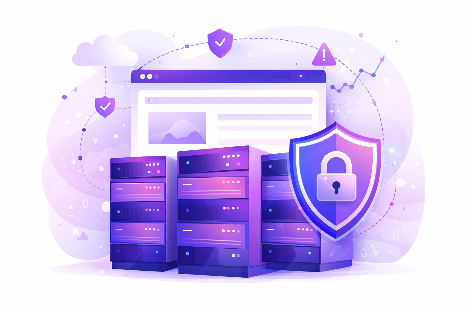 Illustration hébergement web