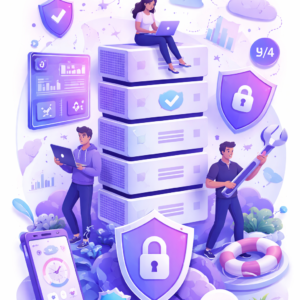 Différentes offres d'hébergements proposées par IWA, présentées en visuel.