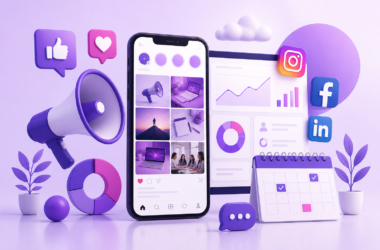 Éléments de gestion de communauté avec réseaux sociaux et graphiques statistiques