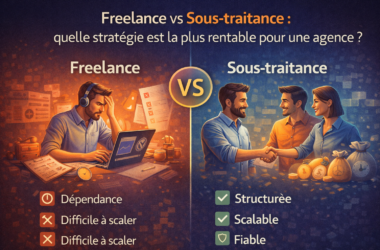 Comparatif freelance vs sous-traitance pour agence web rentabilité et productivité