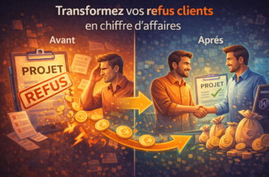 Avant et après de la transformation des refus clients en chiffre d'affaires